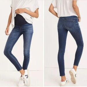 Madewell Maternity Over-the-Belly Skinny Jeans in Danny Wash, Size 26